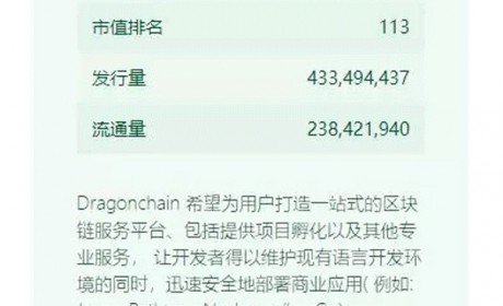 来自迪斯尼的 Dragonchain 已有商业应用落地 | 标准共识评级短报合集